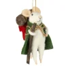 Felt Hiking Mouse Ornament< Hot