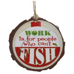 Fishing Disc Ornament - Can't Fish< Discount