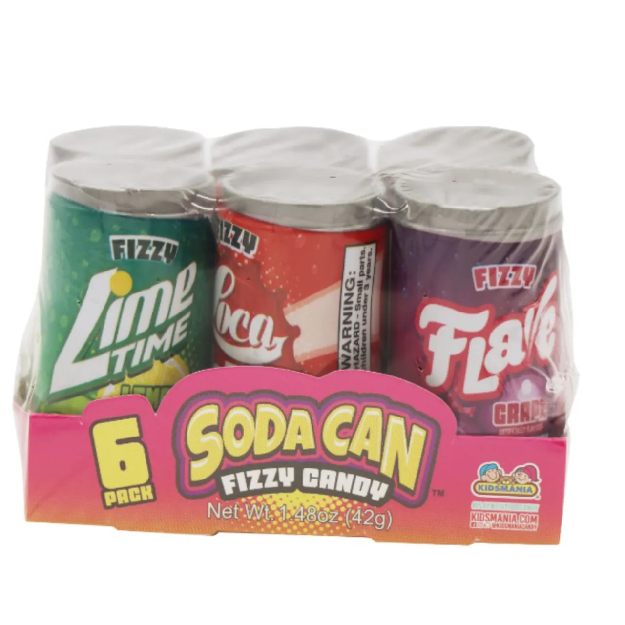 Fizzing Soda Cans Candy Pack< Outlet