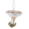 Flat Top Ivory High Grove Mushroom Ornament<Cody Foster & Co. Fashion