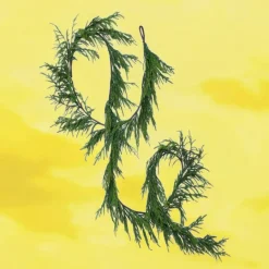 15 Foot Real Touch Norfolk Pine Garland< Hot