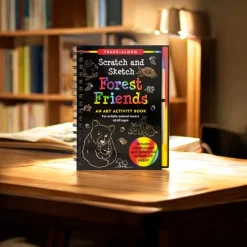 Forest Friends Scratch & Sketch Activity Book< New