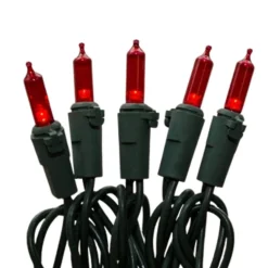 25 FT - 50 RED LED INCANDESCENT LIGHTS | The Christmas Loft< New
