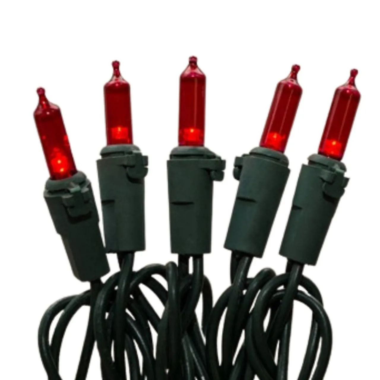25 FT - 50 RED LED INCANDESCENT LIGHTS | The Christmas Loft< New