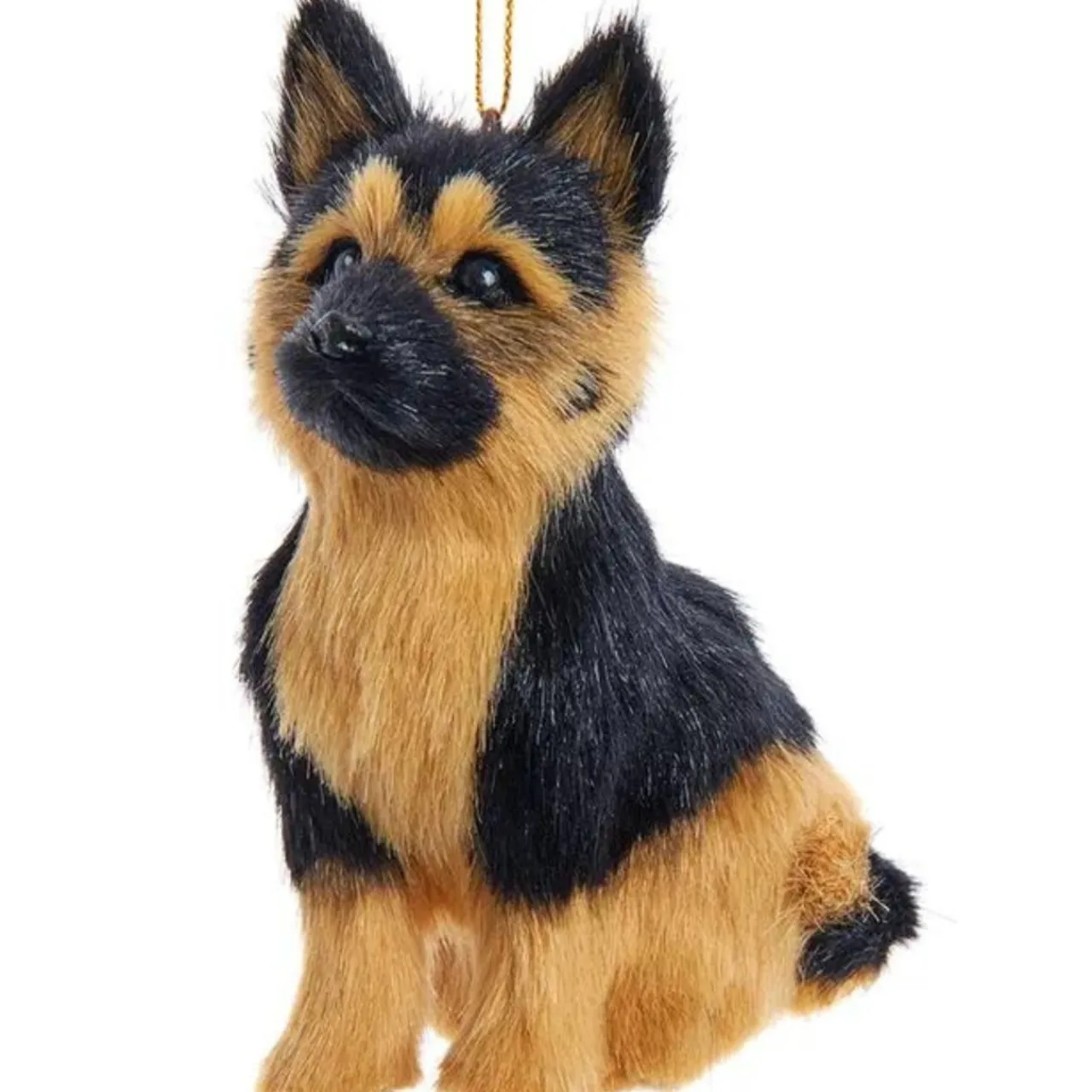 Furry German Shepherd Dog Ornament<Kurt Adler Sale