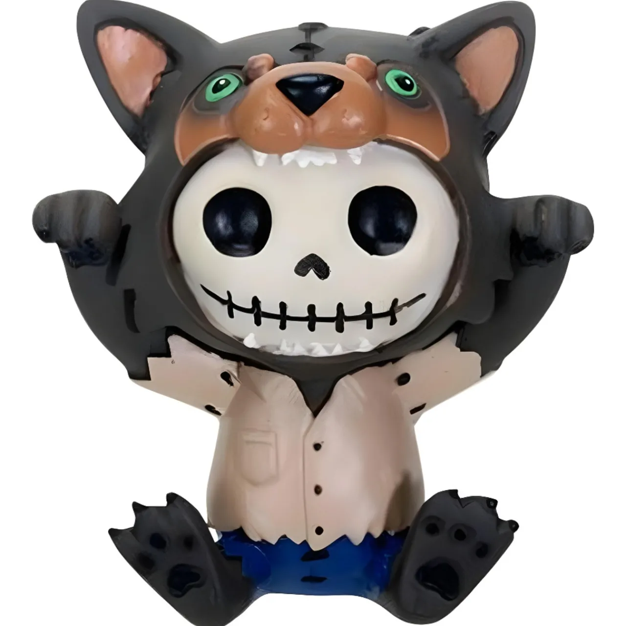 Furrybones Wolfie Figurine< Sale