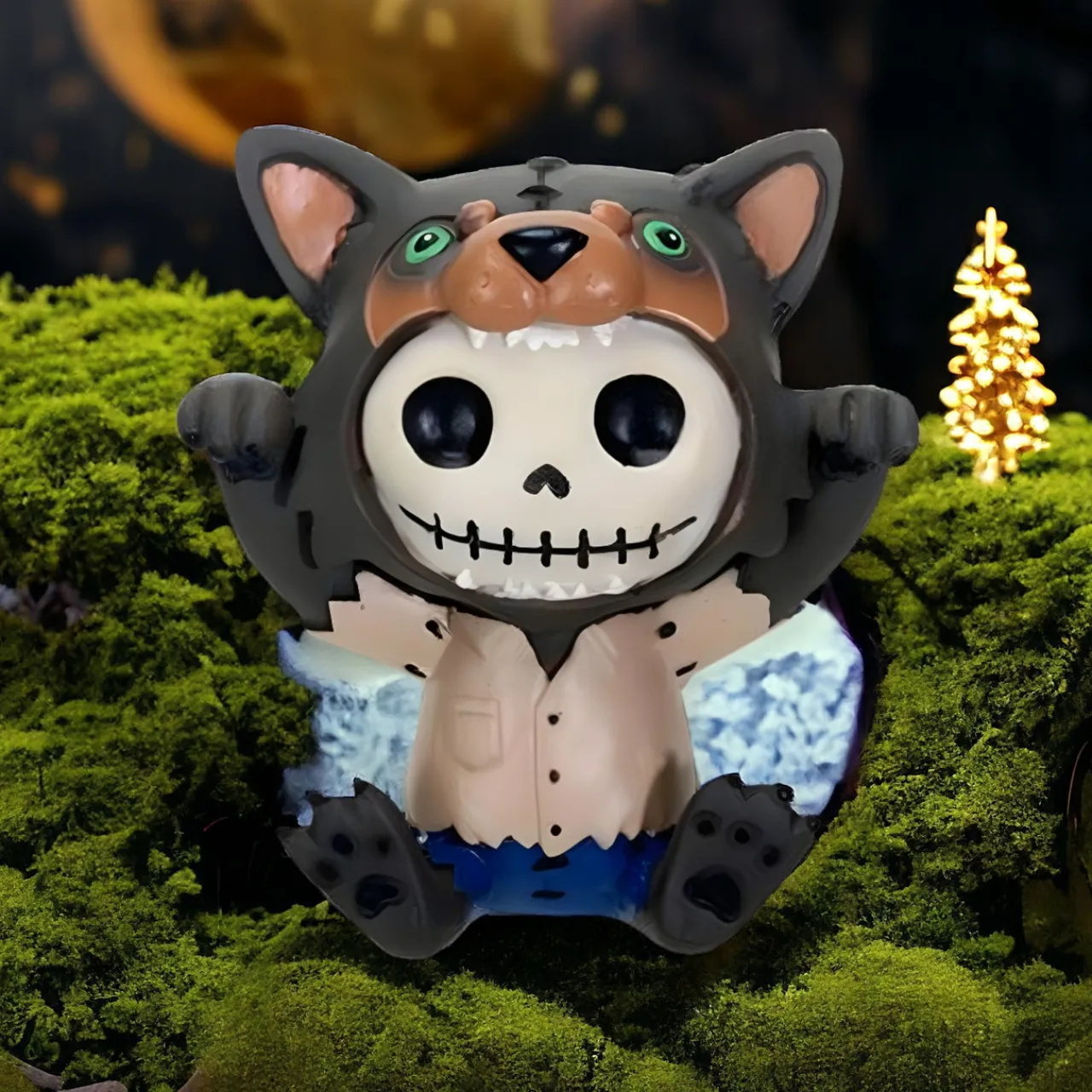 Furrybones Wolfie Figurine< Sale