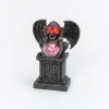 Gargoyle With Plasma Globe Perched On A Gravestone< New