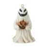 Ghost With Pumpkin Ornament< Best