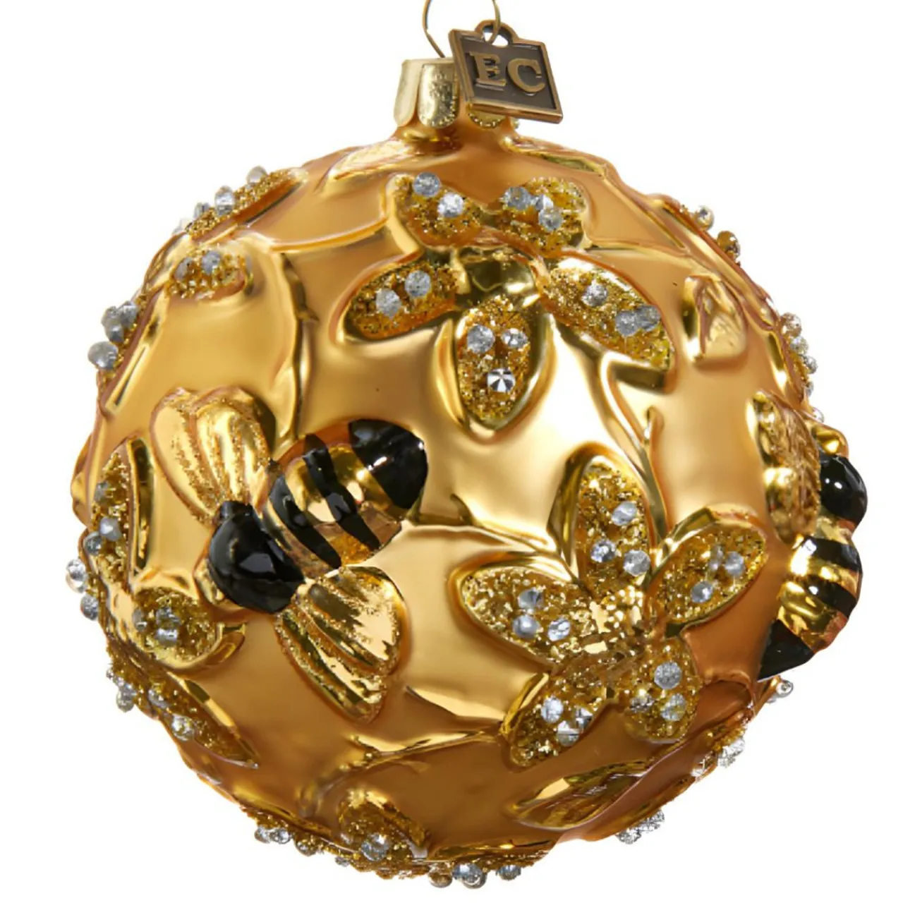 Gilded Bee Ball Ornament< Online