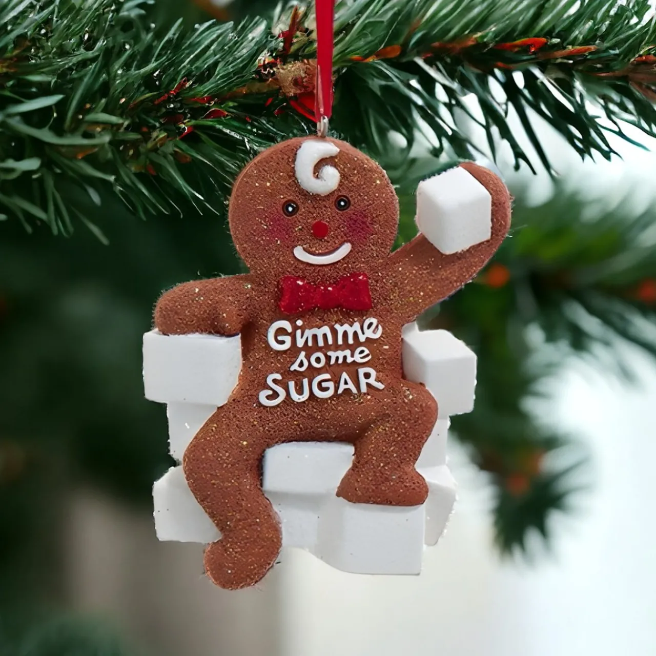 Gimme Some Sugar Gingerbread Man Ornament<Kurt Adler New