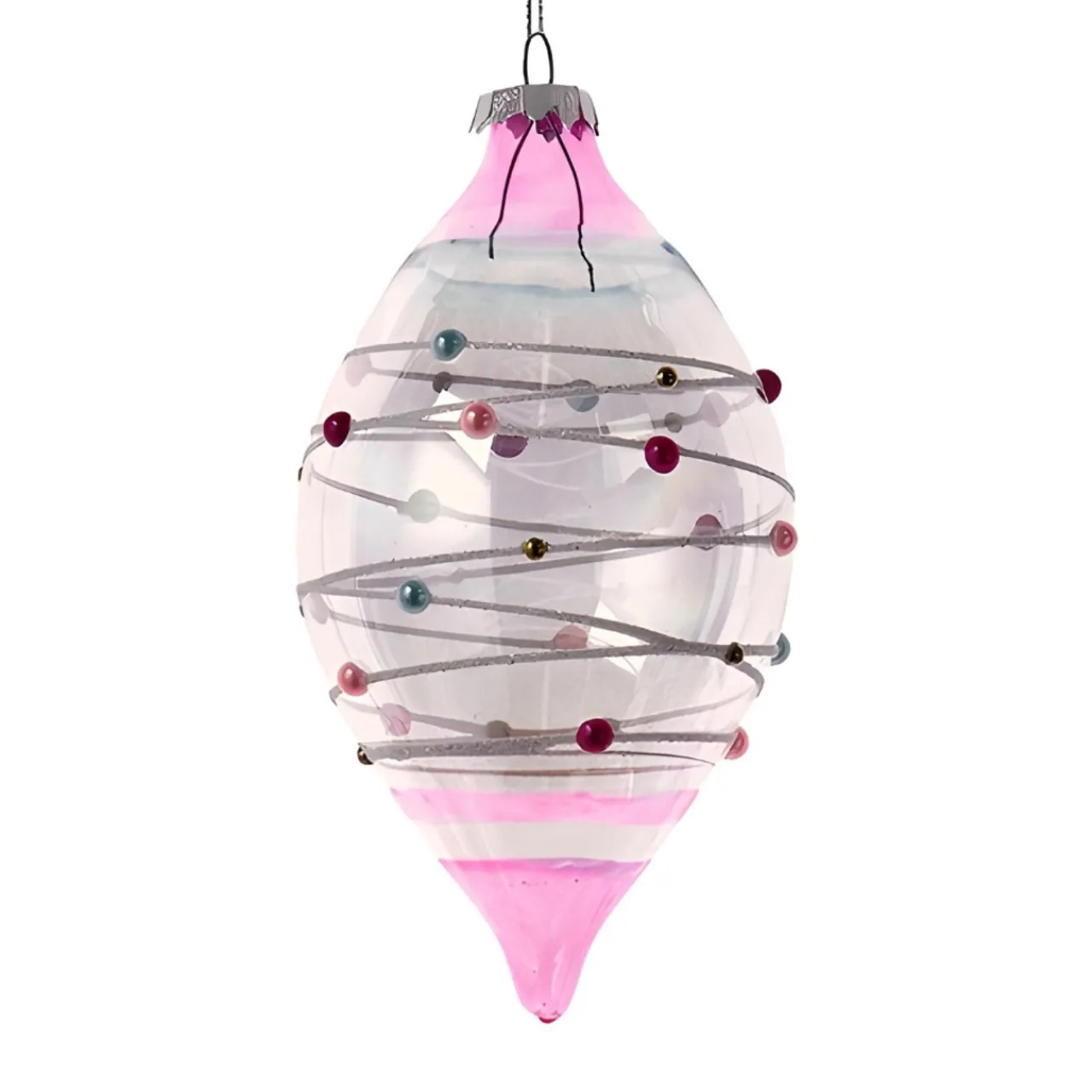 Glass Bubblegum Drop Ornament<Kurt Adler Fashion