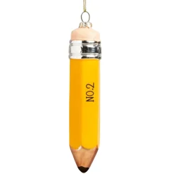 Glass Christmas Pencil Ornament< Sale