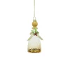 Glass Decanter with Gold Glitter Ornament< Outlet