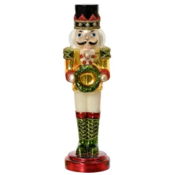 Glass Nutcracker With Black Hat Figurine< Hot