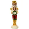 Glass Nutcracker With Gold Hat Figurine< Sale