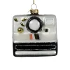 Glass Polaroid Camera Ornament< Hot