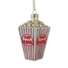 Glass Popcorn Bucket Ornament< Hot
