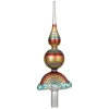 Glass Rainbow Finial Tree Topper< Hot