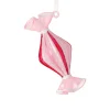 Glass Red and Pink Diamond Peppermint Candy Ornament< Sale
