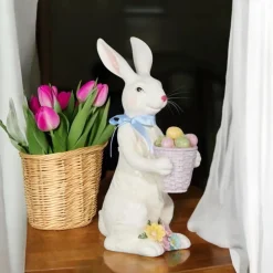 Glitter Bunny with Basket< Hot