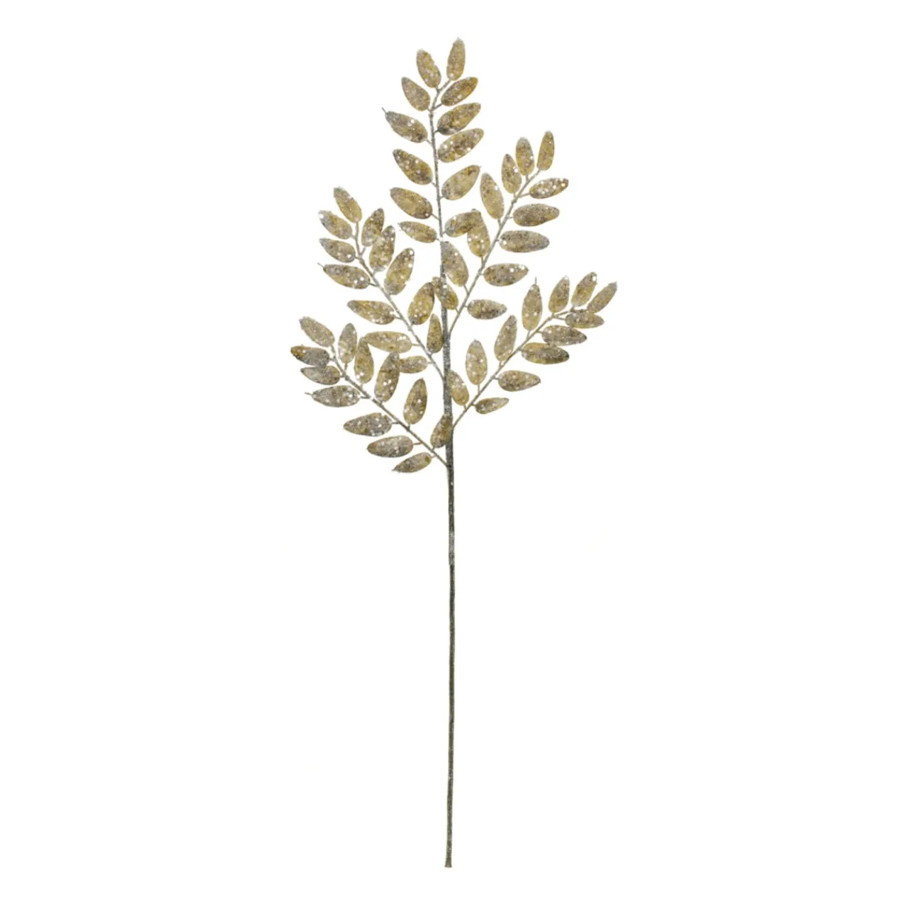 Glittered Leaf Spray< Online