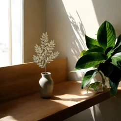 Glittered Leaf Spray< Online