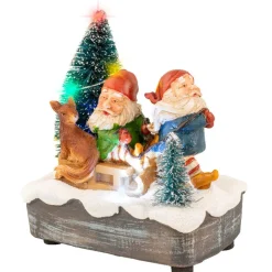 Gnomes Sledding - The Christmas Loft<Lumineo Outlet