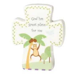 God Created Everything Musical Cross - Monkey< Clearance