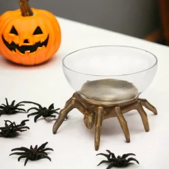 Gold Spider Bowl< Fashion