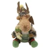 Green Plush Sitting Moose Figurine - The Christmas Loft< Fashion