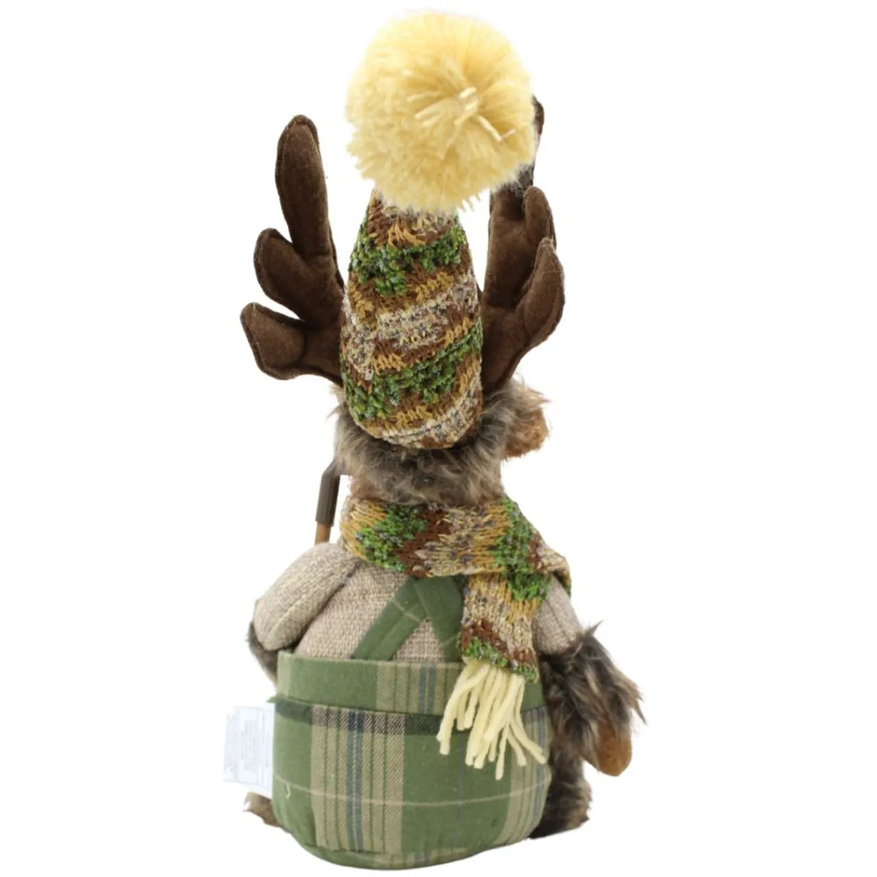 Green Plush Sitting Moose Figurine - The Christmas Loft< Fashion