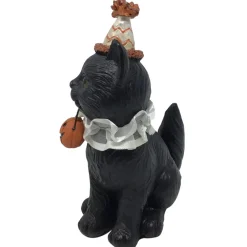 Halloween Party Cat With Pumpkin | The Christmas Loft< Hot