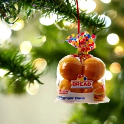 Hamburger Buns Bag Ornament<Kurt Adler Discount