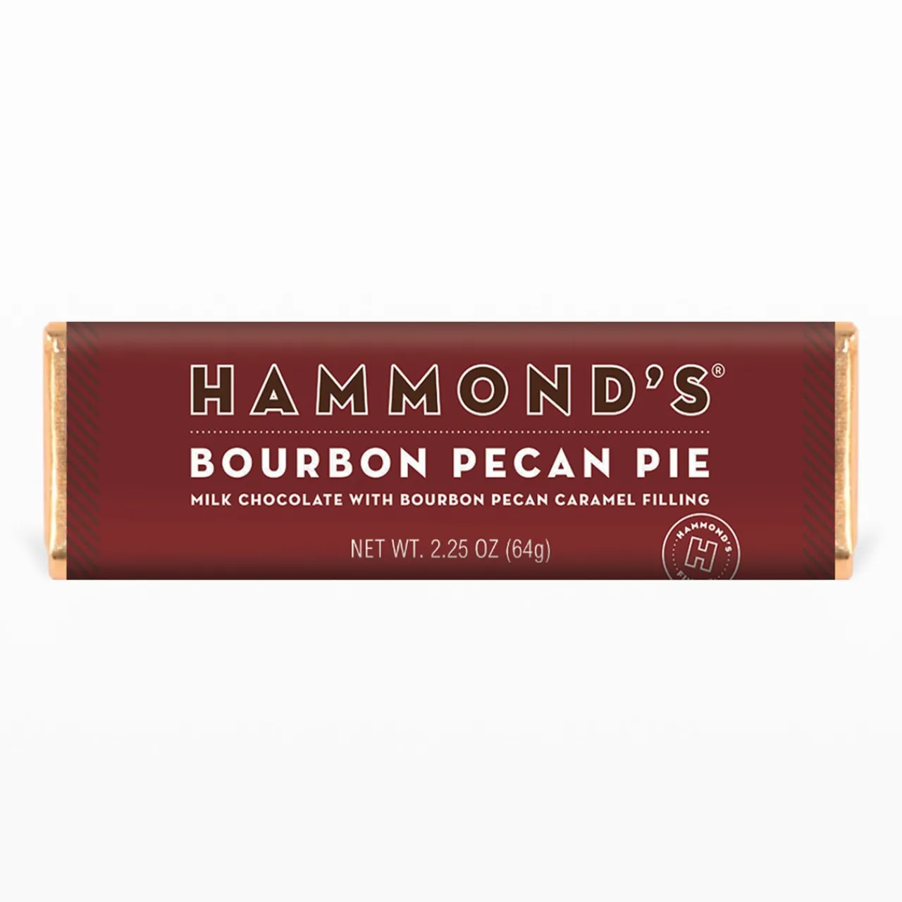Hammond's Candies Bourbon Pecan Pie Milk Chocolate Candy Bar< Online