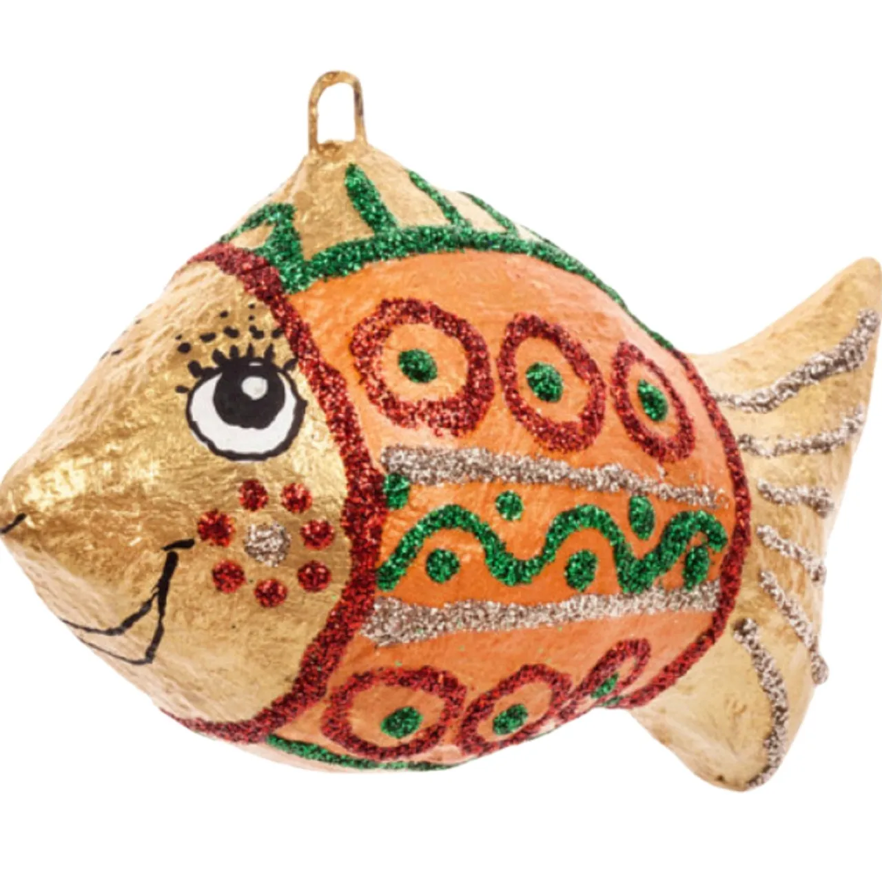 Handmade Ukrainian Gold Fish Ornament< Online