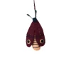 Handmade Wool Brown Felt Moth Ornament< Online