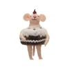 Handmade Wool Felt Mouse in Cake Outfit< Discount