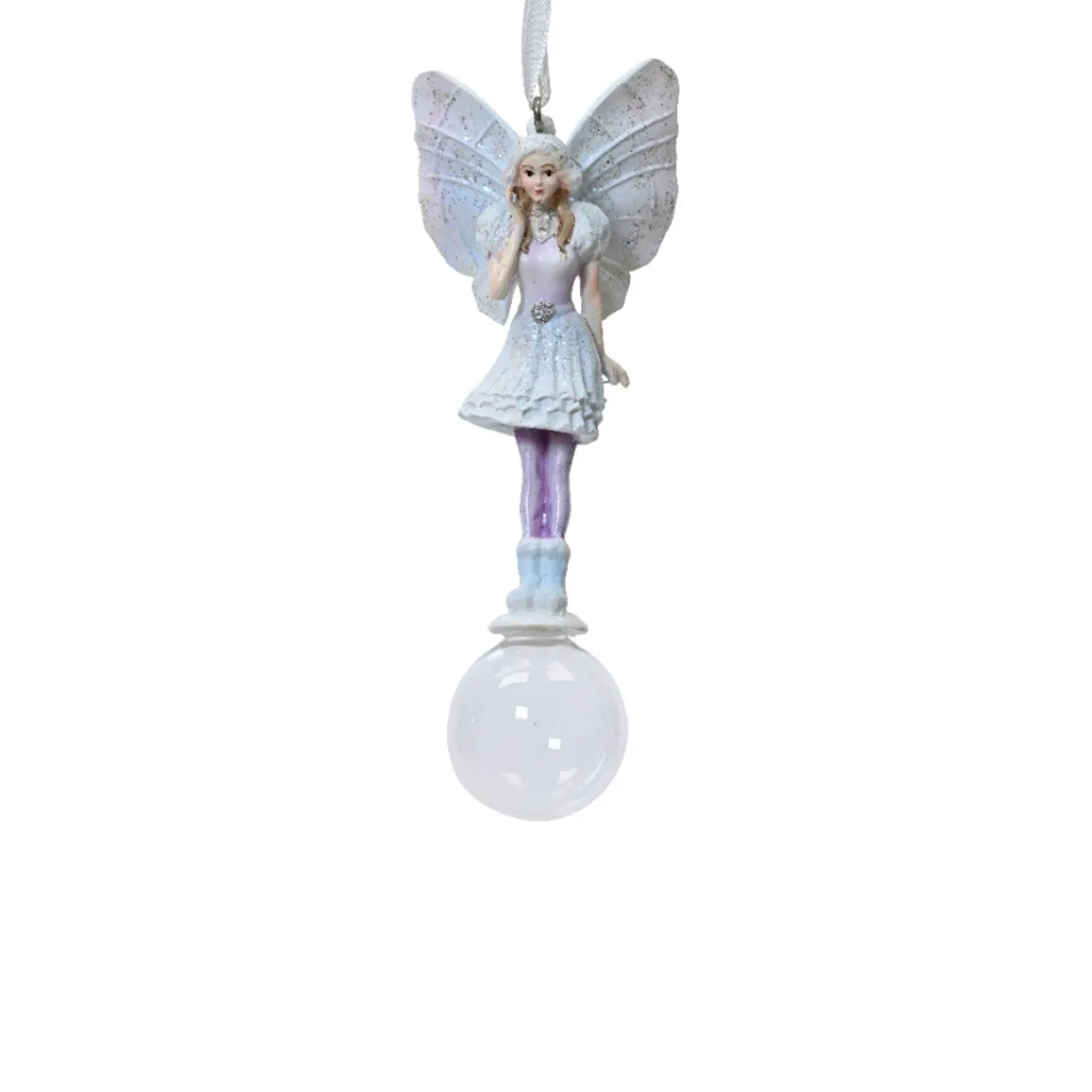 Hands Up Iridescent Fairy Ornament< Clearance