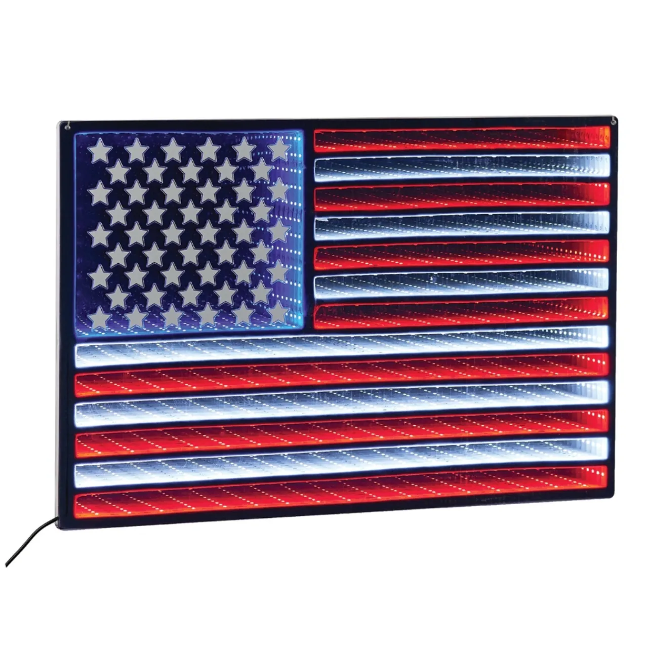Hanging American Flag Infinity Light< Best