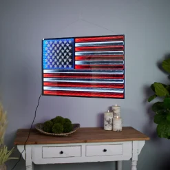 Hanging American Flag Infinity Light< Best