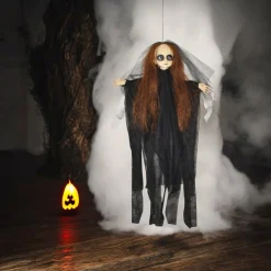 Hanging Creepy Brown Hair Doll< Clearance