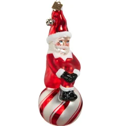 Having a Ball Santa Ornament< New