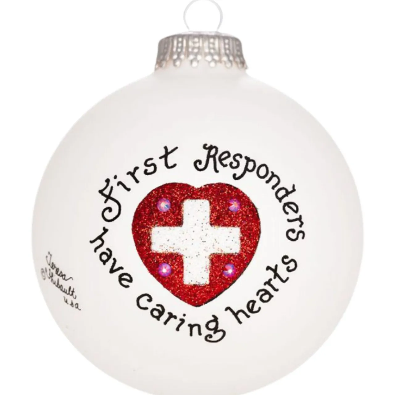 Heart Gifts By Teresa - First Responders Ornament | The Christmas Loft<Hearts Gifts By Teresa Sale