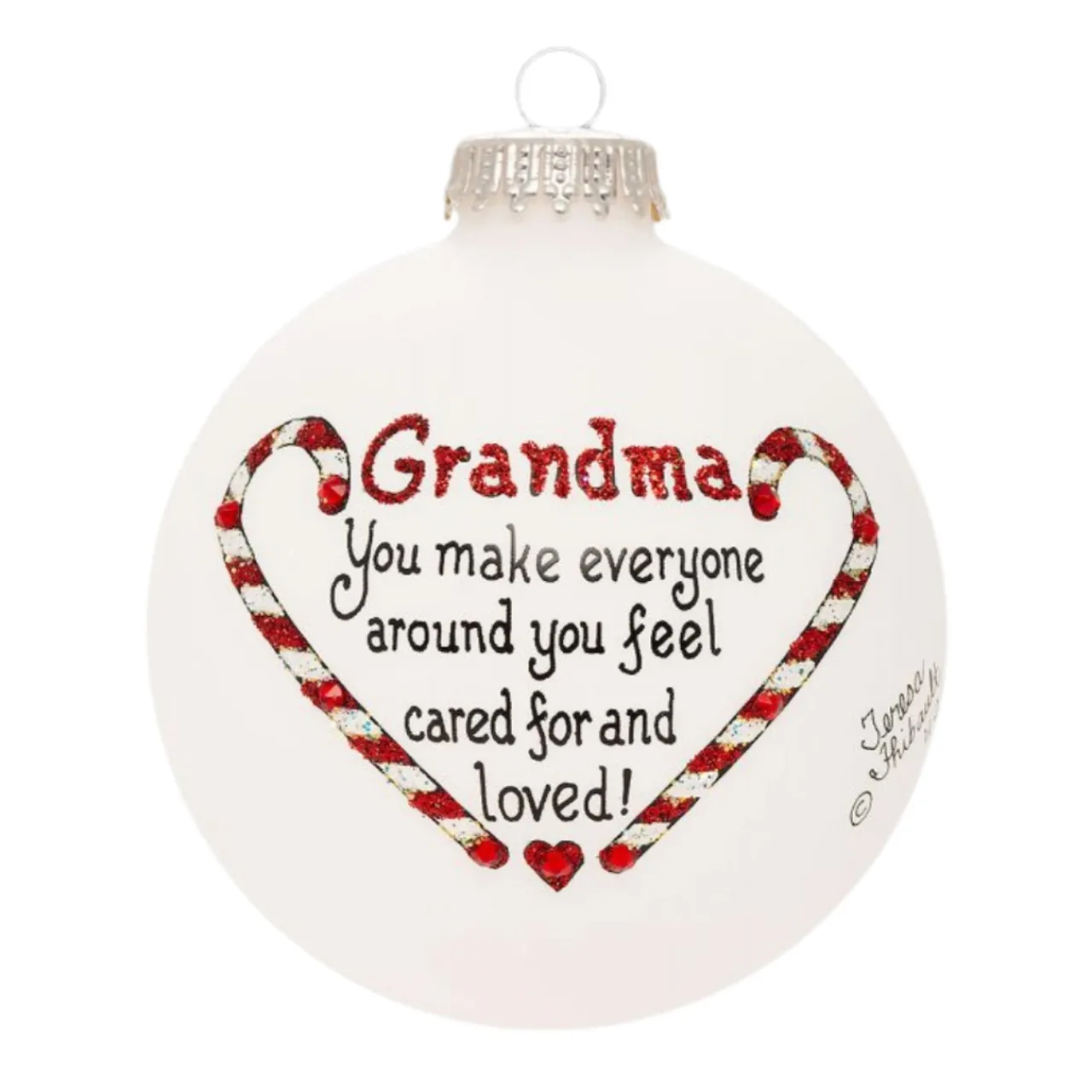 Heart Gifts By Teresa - Grandma Cared For Ornament<Hearts Gifts By Teresa Online