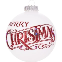 Heart Gifts By Teresa - Merry Christmas Ornament | The Christmas Loft<Hearts Gifts By Teresa Sale