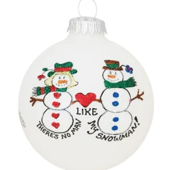 Heart Gifts by Teresa - No Man Like My Snowman Ornament - The Christmas Loft<Hearts Gifts By Teresa Hot