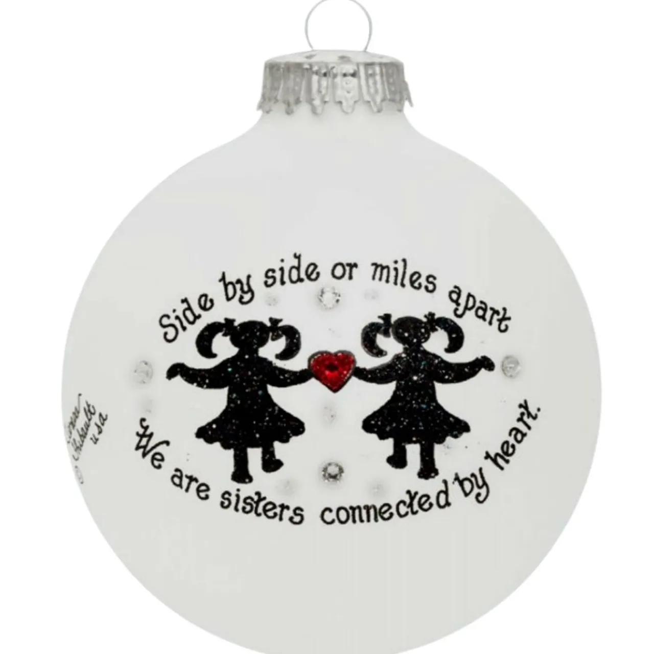 Heart Gifts by Teresa - Sisters Connected Ornament | The Christmas Loft<Hearts Gifts By Teresa Fashion