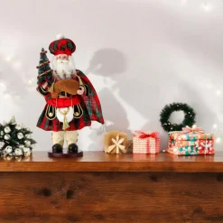 Highlands Santa with Bagpipe on Base< Best