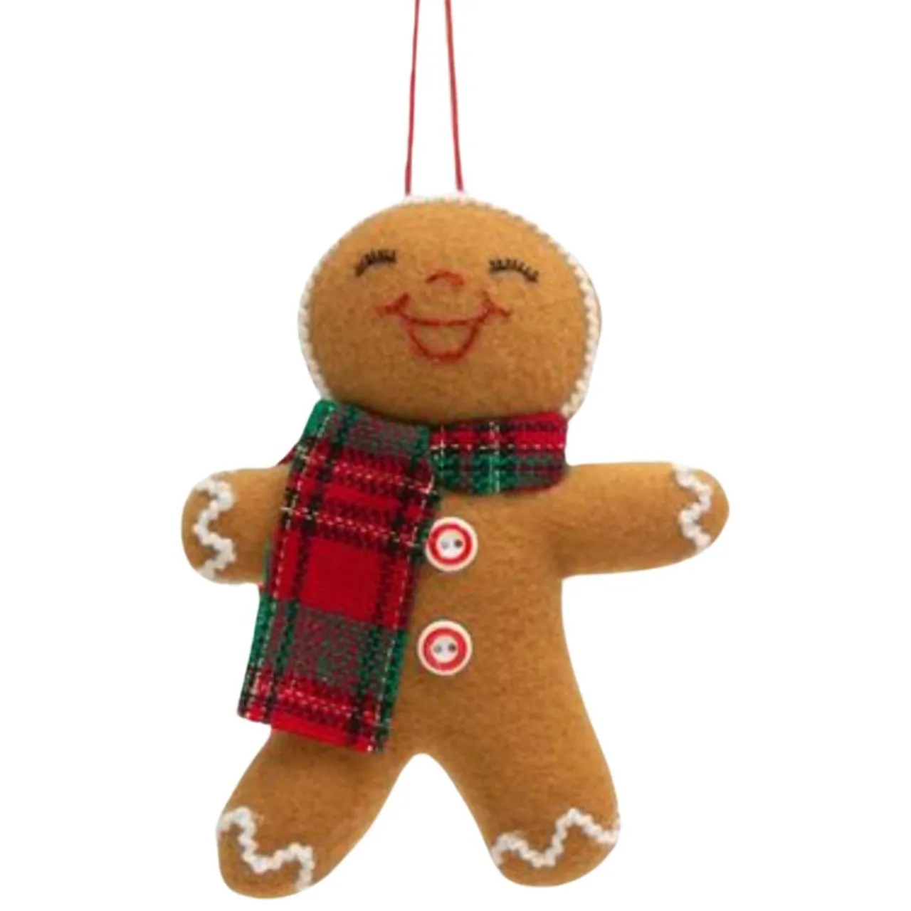 Holiday Gingerbread Man with Scarf Ornament< Outlet